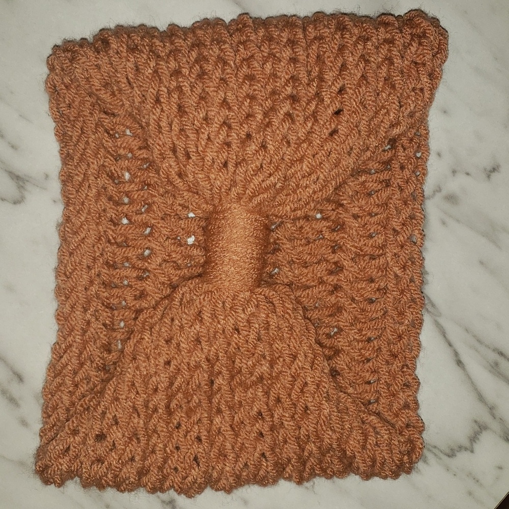 Handmade Knit Turban Headband - Picture 3 of 6